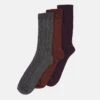 Pier One 3PACK - Socken - Dark Green/orange/bordeaux -Pier One Verkaufsgeschäft 1189c863a8cb47e6809f3af9086f140f