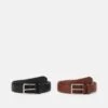 Pier One 2 PACK - Gürtel - Brown/black -Pier One Verkaufsgeschäft 3460666fa3784f91aa1eb7fe7aadcc06