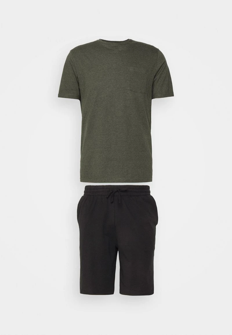 Pier One Nachtwäsche Set - Black/khaki 7 Pier One Nachtwäsche Set - Black/khaki – Bild 5