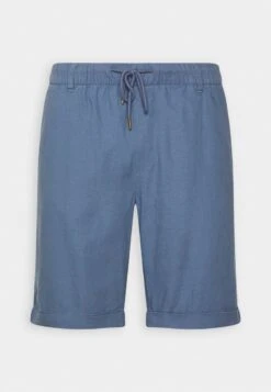 Pier One LINEN BLEND DRAWCORD SHORTS - Shorts - Blue -Pier One Verkaufsgeschäft 609305b411ae4fd897e85e7620e5b545 1