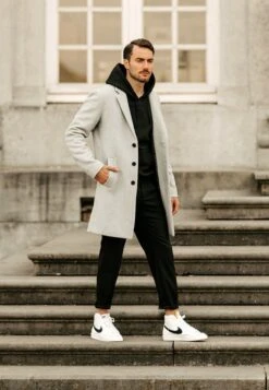 Pier One Klassischer Mantel - Grey -Pier One Verkaufsgeschäft 6234ec72212c42e0af872e2fd5745294