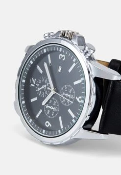Pier One Uhr - Black/silver-coloured -Pier One Verkaufsgeschäft 644c3a153d4d4e5a83a63da34d11f675