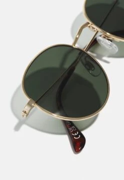Pier One UNISEX - Sonnenbrille - Gold-coloured/green -Pier One Verkaufsgeschäft 757cc522f0d64d40943756228eeb0e2f