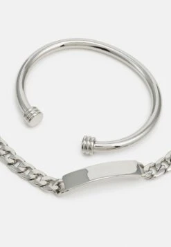 Pier One 2 PACK - Armband - Silver-coloured -Pier One Verkaufsgeschäft 75c69e6e08dd47d0bbf5a2255ce19eec