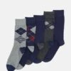 Pier One 5 PACK - Socken - Dark Blue