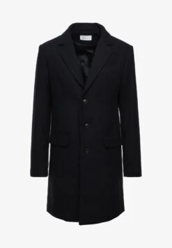 Pier One Klassischer Mantel - Dark Blue -Pier One Verkaufsgeschäft 96cbc5d7d0be48638eb63ddeede19e49