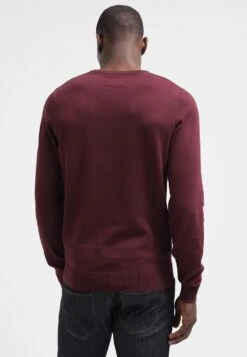 Pier One BASIC CREWNECK - Strickpullover - Bordeaux -Pier One Verkaufsgeschäft aaf245cbddbb47c589ef82b506fadeca