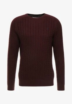 Pier One Strickpullover - Mottled Bordeaux -Pier One Verkaufsgeschäft b01a20a925a3490fb12d77990c4bbfde