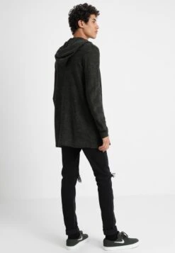 Pier One Strickjacke - Black/olive -Pier One Verkaufsgeschäft b1c42fa61d4b4b0ab71ca3de14a4aa30