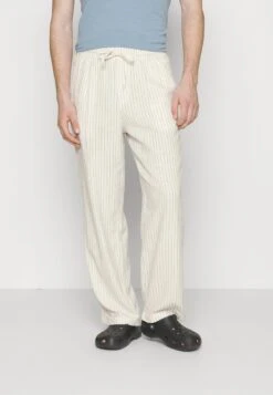 Pier One DRAWCORD TROUSERS - Stoffhose - Off-white