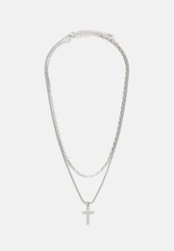 Pier One 2 PACK - Halskette - Silver-coloured -Pier One Verkaufsgeschäft c5ae0146797b4ccdac45d5202f9341be 1