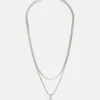 Pier One 2 PACK - Halskette - Silver-coloured