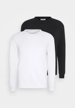 Pier One 2 PACK - Sweatshirt - White/black -Pier One Verkaufsgeschäft c8d8ecb087614e1d86ddf5a1041c7c53
