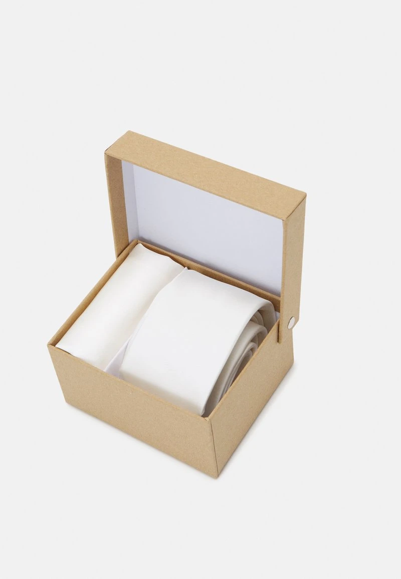 Pier One SET - Einstecktuch - White 5 Pier One SET - Einstecktuch - White – Bild 3