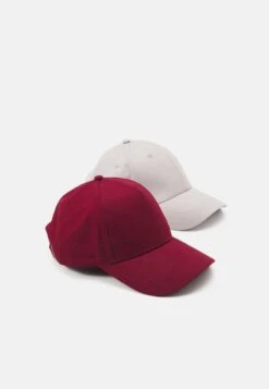 Pier One UNISEX 2 PACK - Cap - Light Grey/berry -Pier One Verkaufsgeschäft dc135ddce2ca4d6ea4c07bf8c622a918 1