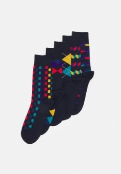 Pier One 5 PACK - Socken - Yellow/dark Blue/grey -Pier One Verkaufsgeschäft e2951d8578934802a01135cff0613ebe