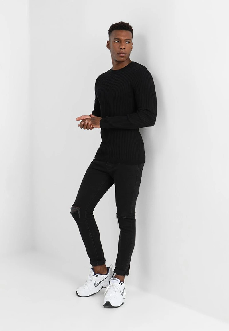 Pier One Strickpullover - Black 4 Pier One Strickpullover - Black – Bild 2