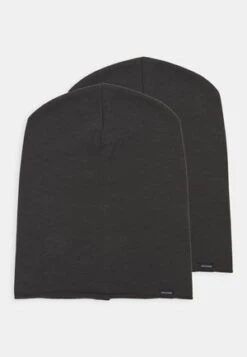 Pier One UNISEX 2 PACK - Mütze - Black/grey -Pier One Verkaufsgeschäft e50b8580c4fa40d19083df30a9f3b419