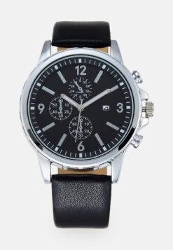 Pier One Uhr - Black/silver-coloured -Pier One Verkaufsgeschäft e82b9088d16947b1aec20bc8526455b7 1