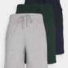 Pier One 3 PACK - Nachtwäsche Hose - Dark Blue /mottled Dark Grey/dark Green -Pier One Verkaufsgeschäft fbadd663c5594d29a25948737d7d986a