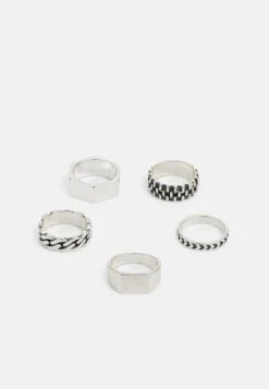 Pier One 5 PACK - Ring - Silver-coloured -Pier One Verkaufsgeschäft fc3926f0e1e341beb8f9300523b0deb6 1